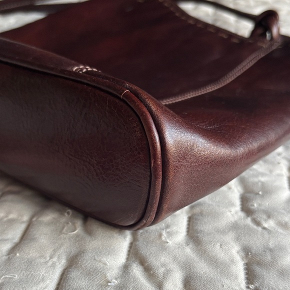 H’Joe Brown Leather Backpack/Shoulder Bag - Picture 12 of 14